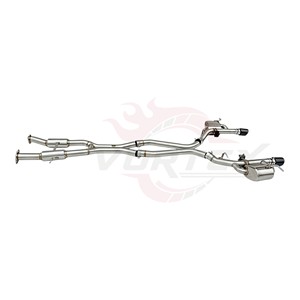 ท่อร่วมไอเสียสแตนเลส Vortex T304 สำหรับ Dodge Durango 5.7L 6.4L ปี 2012-2022 เสียงดังทรงพลัง ขนาด 76 มม./3 นิ้ว หนา 1.5 มม. แบบกระจกเงา - Product Image 3