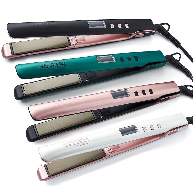 Ceramic Hair Straightener450 Degrees Professional Fast Hair Straightener Ceramic Gold Flat Iron