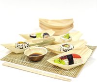 Vaisselle jetable en bois de qualité supérieure pour apéritifs, idéale pour mariages, fêtes et événements – Emballage alimentaire naturel et bio