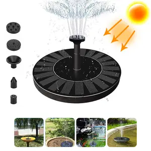 Hübsche Outdoor-Landschaft Garten pumpe Solar schwimmende Wasser brunnen Solar pumpen für Brunnen