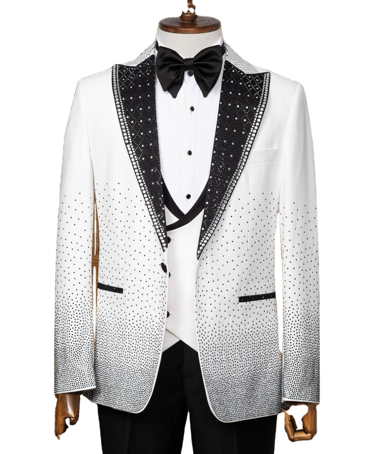 White Suits for Men High Quality Groom Wear in 2024