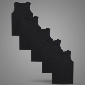 Débardeur côtelé décontracté pour homme en coton tricoté extensible 100 % respirant, couleur unie, idéal pour le quotidien et l'entraînement - Product Image 3