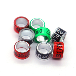 Vogel Been Band Rechte Been <span class=keywords><strong>Ring</strong></span> Voor Vogel 8Mm Duif Poot Ringen Custom Logo Naam Vlag Telefoonnummer - Product Image 2