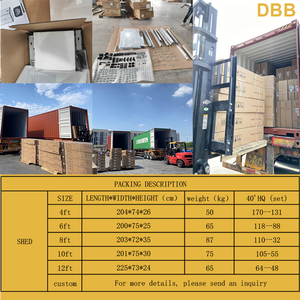 Caseta de Almacenamiento Multifuncional Grande con Doble Puerta de Resina Plástica, Organizador de Equipos para Exteriores, <span class=keywords><strong>Armario</strong></span> de Almacenamiento Vertical Prefabricado - Product Image 5