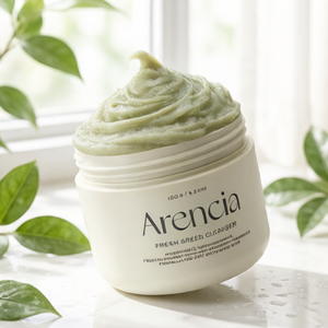 Arencia Green Herbal Cream Cleanser Calming Herb <b>Light</b> Foam Nourishing Hydrating Deep Pore Wash For Skin <b>Sleep</b> Facial Cleanse - Product Image 6