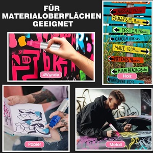 15mm bảy màu acrylic bút quảng cáo khuyến mãi cửa sổ xe đánh dấu phấn nhỏ quán rượu graffiti bụi bút miễn phí - Product Image 3