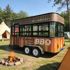 <b>BBQ</b> Food Truck Trailer Fully Equipped For Restaurant & Street Selling - Product Image 1