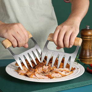 مخلب دب من خشب السنط من الفولاذ المقاوم للصدأ مع مقبض خشبي - Product Image 4