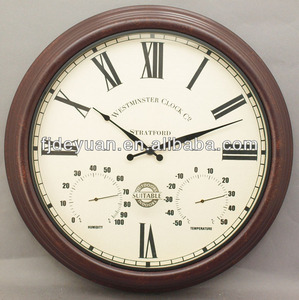 <span class=keywords><strong>Horloge</strong></span> <span class=keywords><strong>Murale</strong></span> Ronde Vintage en Métal de Style Ancien - Product Image 4