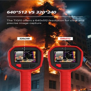 Caméra infrarouge portable TIG10 OGI 640x512, détecteur de fuite de gaz à haute sensibilité 30mK pour l'imagerie industrielle des gaz - Product Image 4