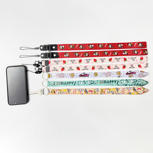 Wholesale Custom Polyester Id Lanyard Sling Free Design Universal Phone Lanyard for Mobile Phone Cheap and Effective
