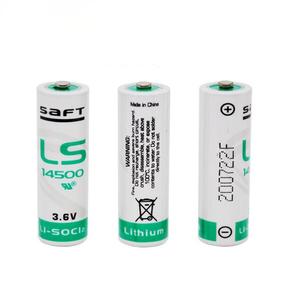 Batería cilíndrica SAFT de 2.6AH 9.36Wh, 3.7V, de cloruro de litio primario (Li-SOCl2) LS14500, de alta densidad energética para codificadores de medidores. - Product Image 1