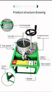 Machine automatique de torsion du thé noir, machine à rouler les feuilles de thé vert, équipement de transformation alimentaire - Product Image 6