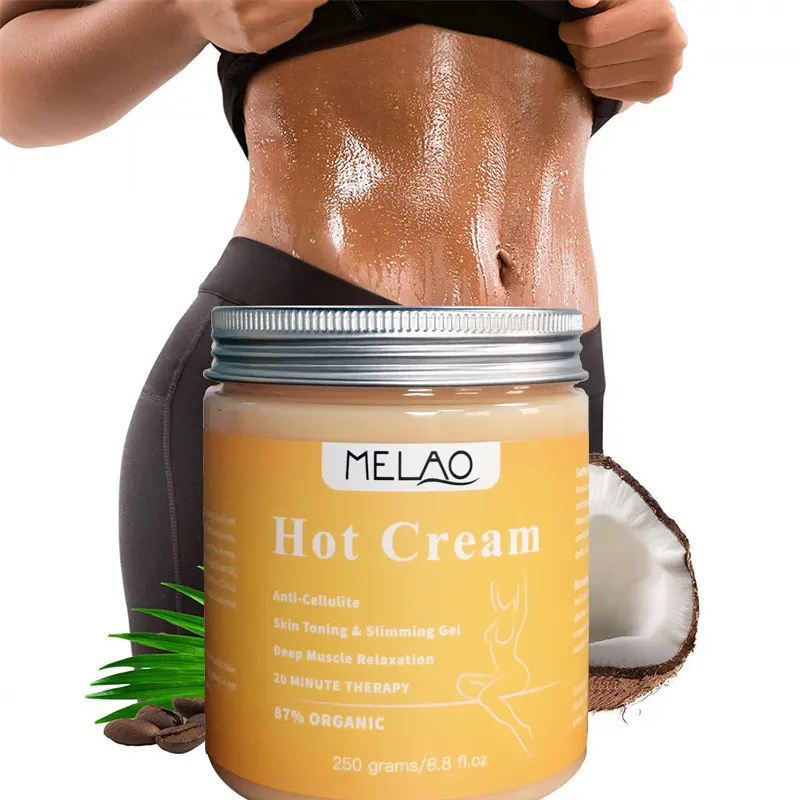 MELAO Fast Weight Loss Waist Fat Burning Slimming Cream Flat Belly High Cellulite Firming Slimming Body Cream Private Label