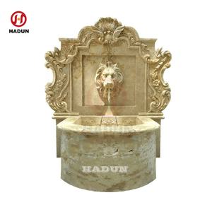 <span class=keywords><strong>Fontaine</strong></span> murale <span class=keywords><strong>en</strong></span> marbre beige tête <span class=keywords><strong>ancienne</strong></span> hautement polie - Product Image 6