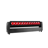 Mini barre tête mobile 12*10W RGBW LED rondelle murale et faisceau effets de cheval de course lumière pour DJ éclairage de scène de fête
