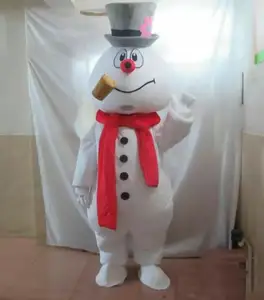 Funtoys 크리스마스 서리가 내린 눈사람 마스코트 의상 성인용 만화 캐릭터 의상