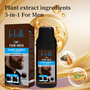 Großhandel 3 in 1 Bio-Haar färbemittel Shampoo Speedy Grey White Haarfarbe Gel für Männer Cover Haarpflege - Product Image 4