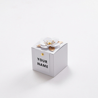 White Favours Boxes Custom ize Verfügbar Wir können Ihr Logo auf dieser kreativen Party White Souvenirs Verpackungs boxen für die Hochzeit drucken