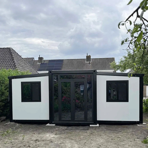Structures préfabriquées portables de maison de conteneur modulaire de 20 pieds 40 pieds plusieurs couleurs pour l'utilisation de centre commercial d'hôtel pliable extensible - Product Image 1