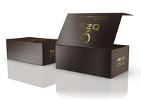 Boîtes magnétiques rigides en carton recyclable, personnalisables en taille et logo, emballage de luxe pliable avec couvercle magnétique