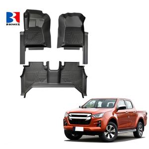 Alfombrillas de TPE 5D para Isuzu |   3 Piezas de Cobertura Total |   Tapetes para Auto Resistentes, Impermeables y Antideslizantes, Precio Directo de Fábrica - Product Image 2