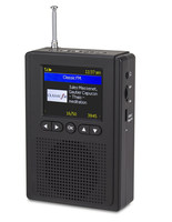 Radio numérique portable DAB+ FM avec écran LCD, personnalisable en usine, avec haut-parleur Bluetooth