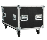 Flight Case en aluminium pour pied de microphone 20 voies-890mm de profondeur