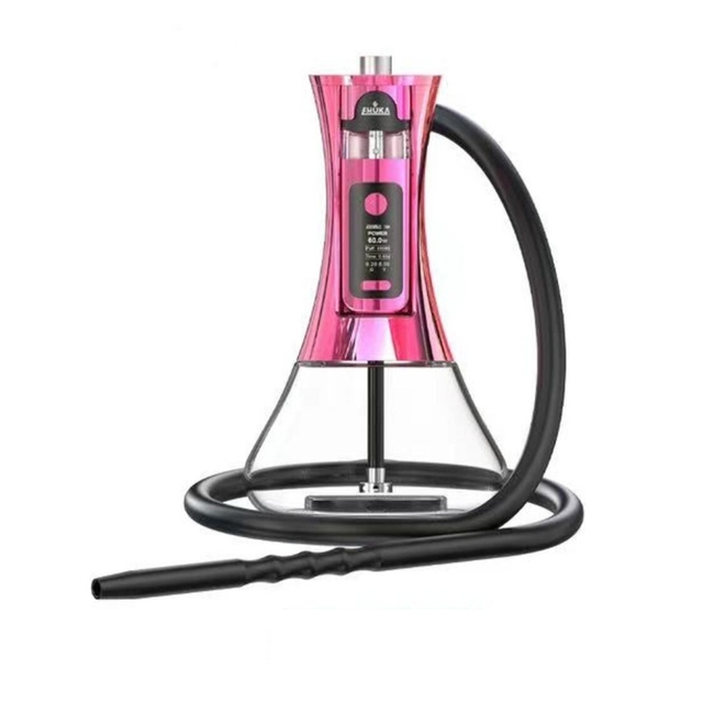 Best Price Hot Sale Rechargeable Automatic Metal Smart 4-Colors LED Electronic Hookah with 2000mAh Battery and Type-C Charging