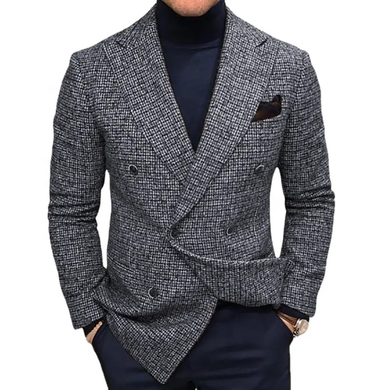 남성용 새로운 블레이저 브랜드 재킷 패션 슬림 캐주얼 코트 잘 생긴 남성 비즈니스 재킷 정장 스트라이프 남성 블레이저 탑