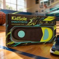 Semelles orthopédiques pour enfants avec logo personnalisé OEM ODM, soutien pour pieds plats, coussin en gel, échantillon gratuit, vente en gros
