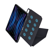 Housse mince pour tablette avec dos en TPU souple, réveil automatique/sommeil Housse en cuir à trois plis avec coque arrière pour ipad 10e génération
