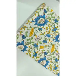 Tecido de algodão com estampa de flores mais vendido para fazer fronhas, toalhas de mesa e roupas de cama, disponível em tamanhos diferentes