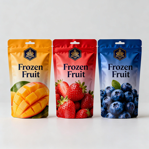 Bolsas de Embalaje Personalizadas de Aluminio con Cierre Zip, Aptas para Alimentos, para Vegetales y <span class=keywords><strong>Frutas</strong></span> <span class=keywords><strong>Congeladas</strong></span> y Deshidratadas - Product Image 3