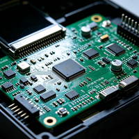 Carte de contrôle PCBA pour friteuse à air à écran tactile TFT, carte de circuit numérique pour friteuse à air, assemblage de PCB personnalisé OEM pour pièces de friteuse à air intelligente