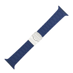 Compatible avec Apple Watch Ultra 9876543210 SE Sport Bracelet en silicone à trois maillons - Product Image 3