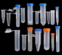 Tube de Centrifugation Stérile de Laboratoire 50ml, Fond Conique en PP, pour Prélèvement Sanguin, Noir Bleu, Prix Bas, Garantie 1 An