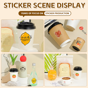 <strong>Custom</strong> Logo Transparent Adhesive Vinyl Clear <strong>Label</strong> <strong>Stickers</strong> White <strong>Printed</strong> <strong>Labels</strong> for Bottles Perfume Shampoo Lotion Drinks - Product Image 4