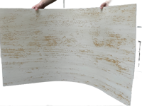 Pierre Magique-Mince MCM Pierre Flexible Moderne Pierre Naturelle Marbre Feuille De Placage Transparent Mur Revêtement Panneau Doux Flexible