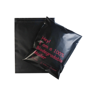 Bolsa de correo de plástico con mango personalizado, sobre esmerilado de poliéster, metrónico, melocotón, 10x13, 14,5x19 - Product Image 4