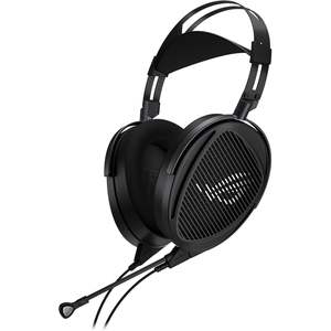 Audífonos con cable supraaurales Rog Kithara al por mayor, con controladores magnéticos planares, micrófono, material plástico negro, para gaming y audiófilos. - Product Image 1