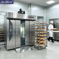 Four rotatif industriel à 64 plateaux, chauffage au gaz, électrique ou diesel, nouvelle génération, haute productivité, pour la cuisson du pain en boulangerie, usage commercial