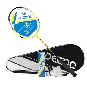 Haute qualité personnalisé 5U <span class=keywords><strong>Badminton</strong></span> couverture en carbone souple volants PU Grip professionnel Offense-Oriented Carbon Fiber Sport - Product Image 4