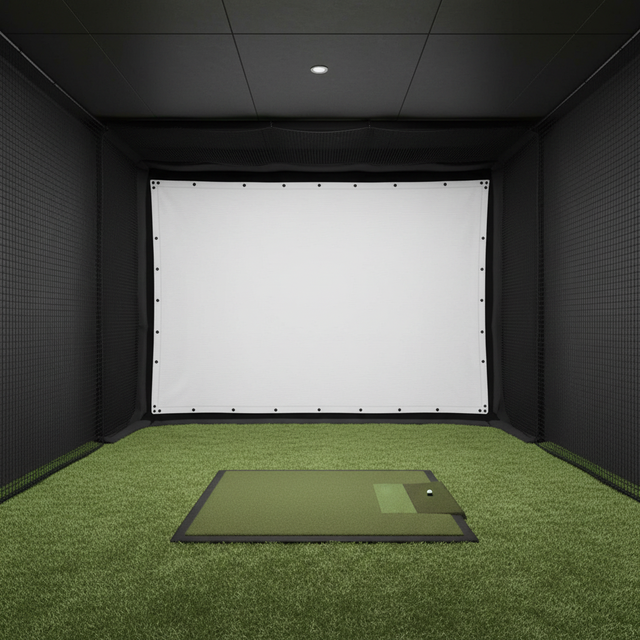 118inch*98inch Golf Simulator Impact Screen Ultra Clear Washable Golf Impact Screen for Indoor Golf Practice