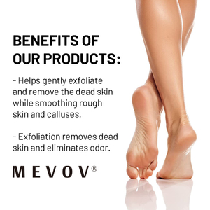 MEVOV Gommage pour les <span class=keywords><strong>pieds</strong></span> à l'arbre à thé, soin exfoliant pour les <span class=keywords><strong>pieds</strong></span> avec huile d'arbre à thé et menthe poivrée, élimine les peaux mortes et les <span class=keywords><strong>callosités</strong></span>, adoucit les <span class=keywords><strong>pieds</strong></span> rugueux - Product Image 6