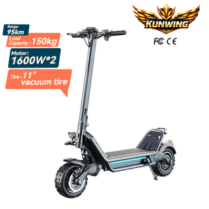 Scooter <span class=keywords><strong>El</strong></span>éctrico Plegable JLM E6-S de 3200W con Doble Motor para Adultos, 80km/h de Alta Velocidad, 11 Pulgadas Todoterreno, Freno Hidráulico - Product Image 1
