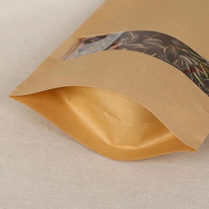 2025 sẵn sàng tàu <span class=keywords><strong>doypack</strong></span> Zip nâu đen <span class=keywords><strong>Craft</strong></span> đứng túi bao bì thực phẩm dây kéo giấy kraft Mylar túi khoai tây chiên thức ăn vật nuôi - Product Image 5