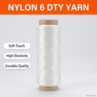 Fil DTY 100% Nylon 6 Super Fin 20D/24F Semi-Brillant Haute Élasticité pour la Confection de Collants et le Tricot Manuel