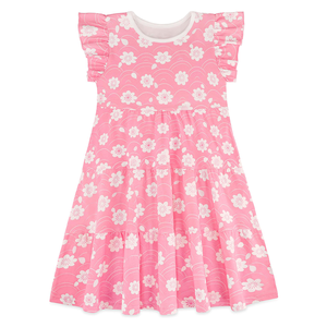 <span class=keywords><strong>Vestido</strong></span> Informal para Niñas, Moda de Verano, Vestidos Nuevos para Niñas, Estampado Personalizado, MOQ Bajo, Vestidos de Manga Corta para Niñas, Ropa para Niñas - Product Image 2