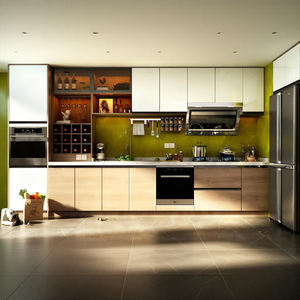 BALOM Armoires <span class=keywords><strong>de</strong></span> <span class=keywords><strong>cuisine</strong></span> personnalisées Ensemble <span class=keywords><strong>de</strong></span> meubles <span class=keywords><strong>de</strong></span> <span class=keywords><strong>cuisine</strong></span> modernes Ensemble d'armoires <span class=keywords><strong>de</strong></span> <span class=keywords><strong>cuisine</strong></span> modulaires en bois <span class=keywords><strong>avec</strong></span> évier - Product Image 2